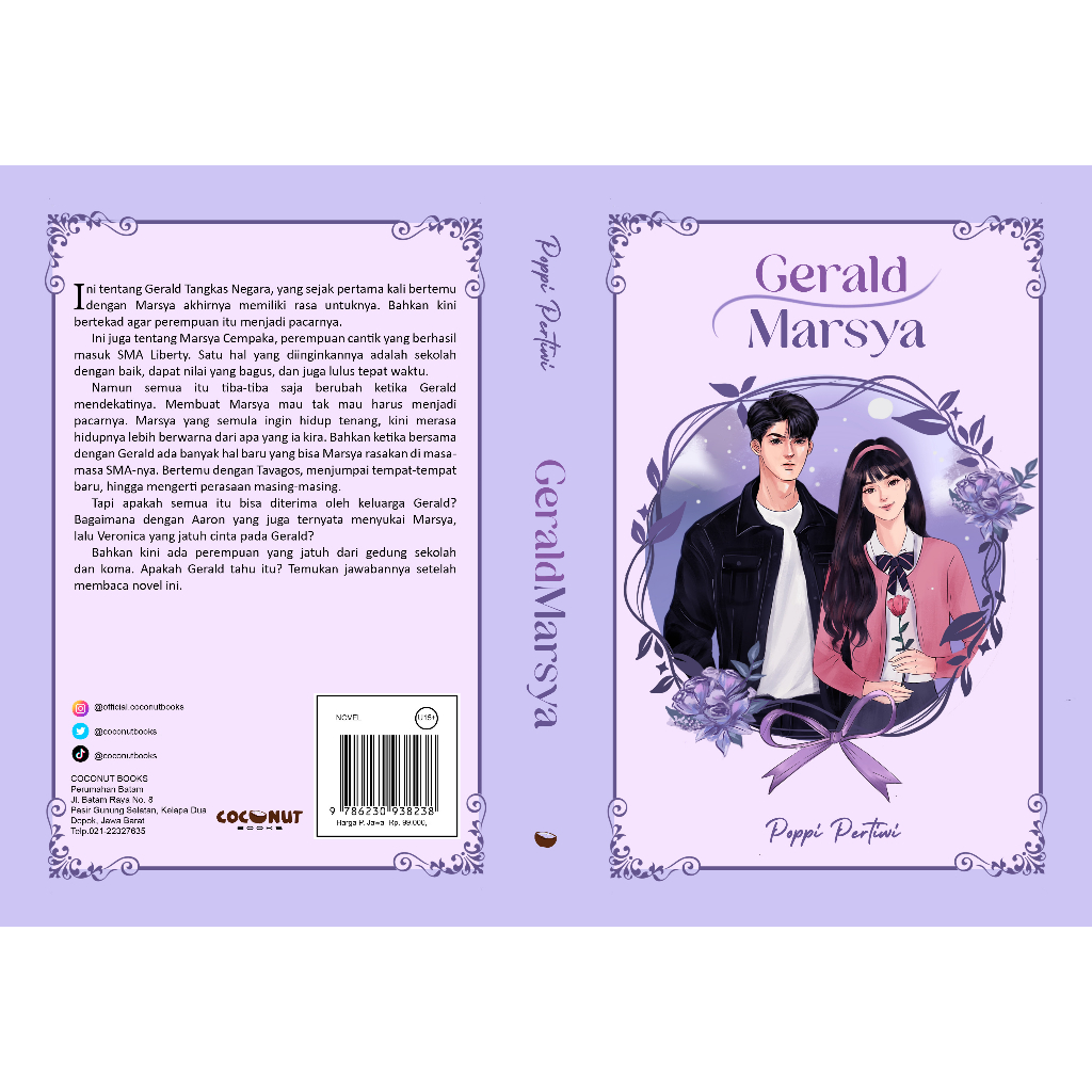 Novel Gerald Marsya - Poppi Pertiwi - Coconut Books