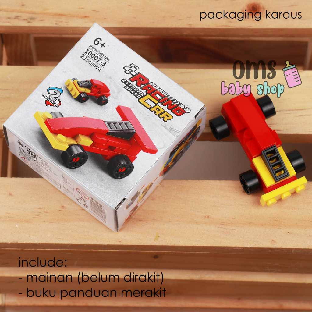 OMS Babyshop! Car Toy Lego / Mainan Edukasi / Mainan Mobil Lego  / Education Toy