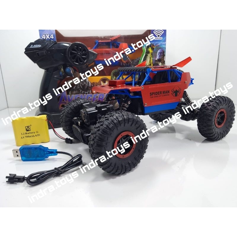 RC 1:16 2.4Ghz Mobil Remote Control Offroad 4x4 Rock Crawler Besar RDR 1058