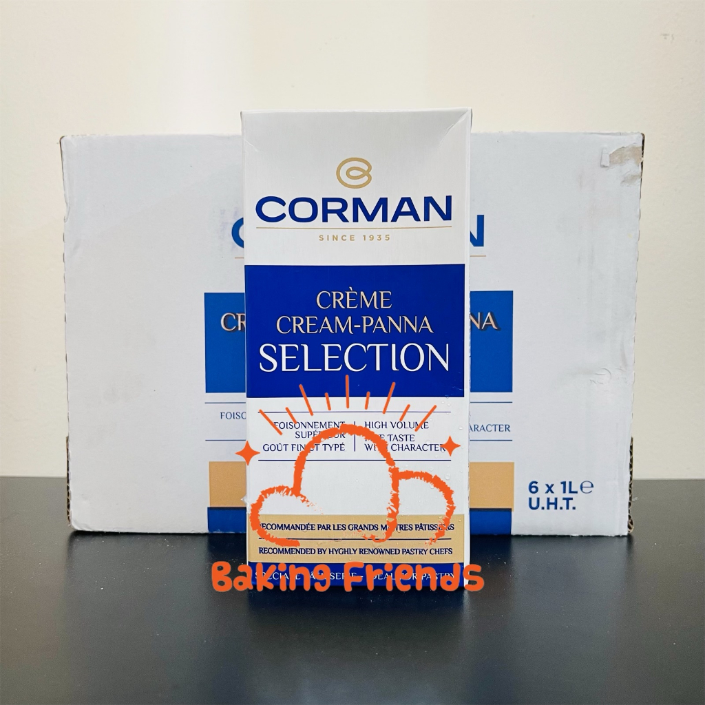Corman Whipping Cream Panna Selection 1LTR/Whip Cream Fat 35%