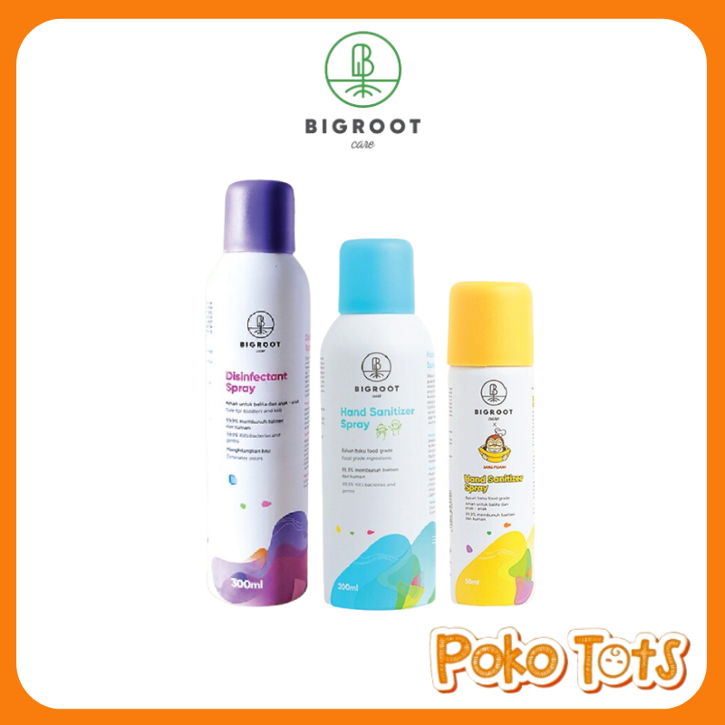 Bigroot Care Disinfectant Spray 50ml, 200ml dan 300ml Hand Sanitizer Spray Anak WHS