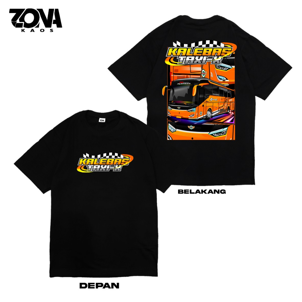 ( FREE STIKER ) KAOS BUS MANIA KALEBAS TAXI X