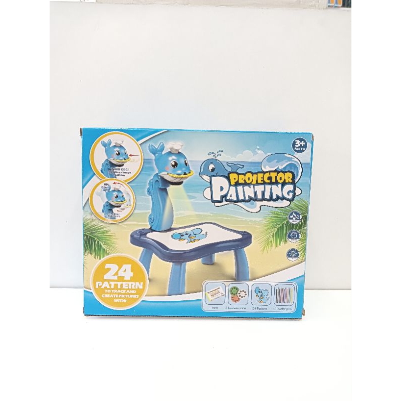 Mainan Edukasi Anak Projector/Projector Painting Dholpin