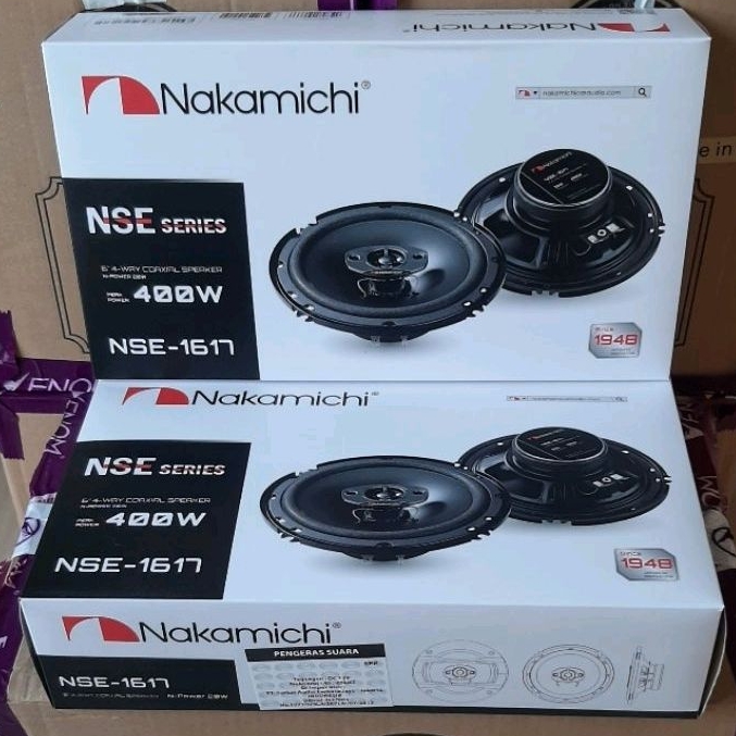 Speaker Coaxial NAKAMICHI NSE 1617 Speaker 6&quot; NAKAMICHI 400 Watts