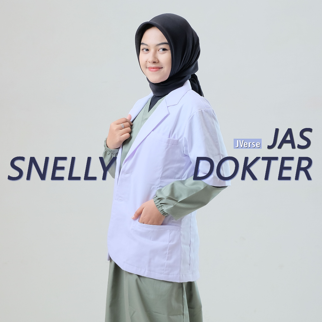 Jas Dokter / Snelly Lengan Pendek Premium