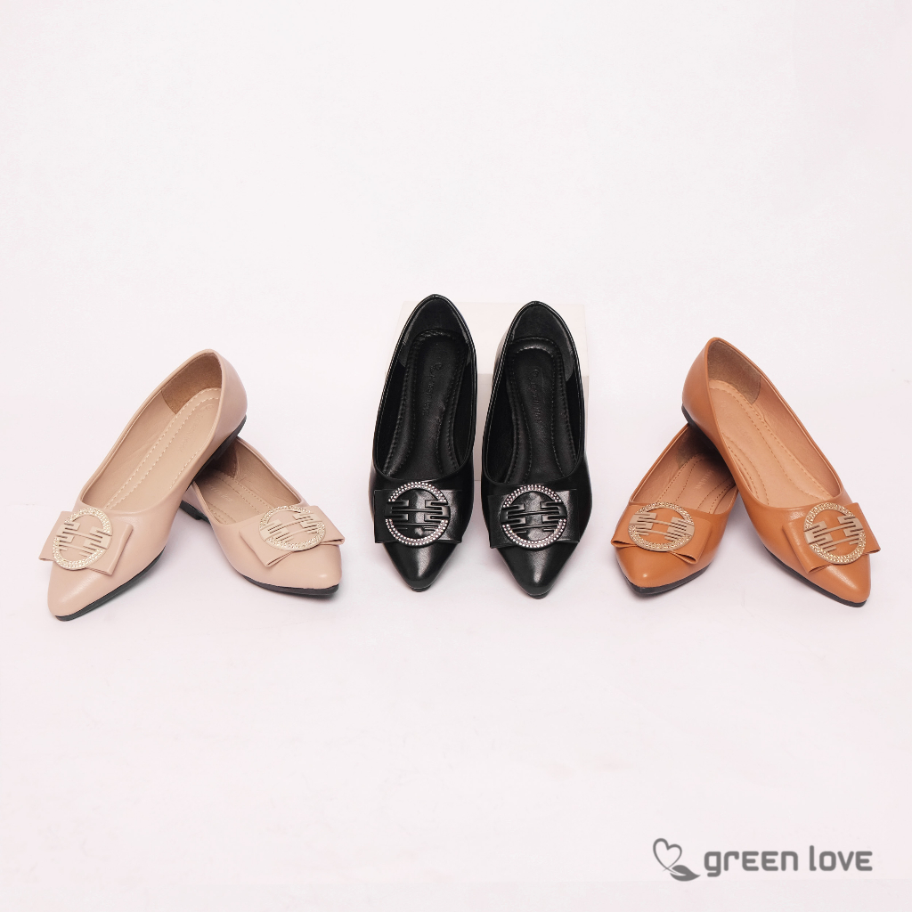 Green Love Sepatu Flatshoes Wanita CHERYL