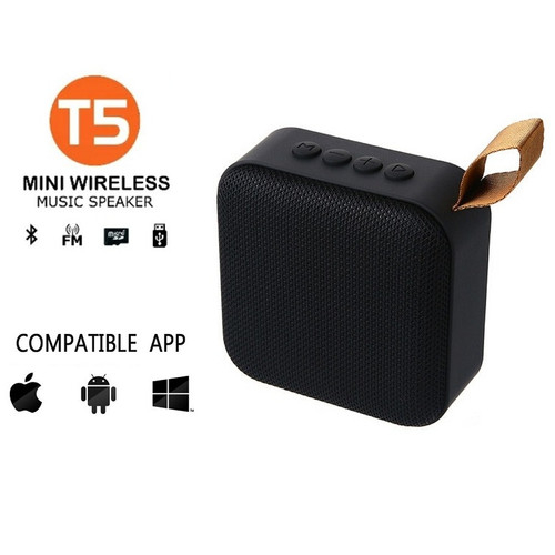 Speaker Musik Box Bluetooth JBL T5 Kotak Full Bass Termurah Full Audio