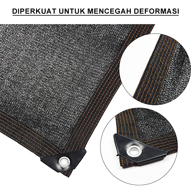 Paranet 90% Sunshade Net, Jaring Penahan Matahari Luar Ruangan, Terpal Jaring Naungan Angin Anti-uv, Penahan Sinar Matahari Untuk Berkebun Mobil, Tabir Surya,halaman, Kanopi Tenda Musim Panas