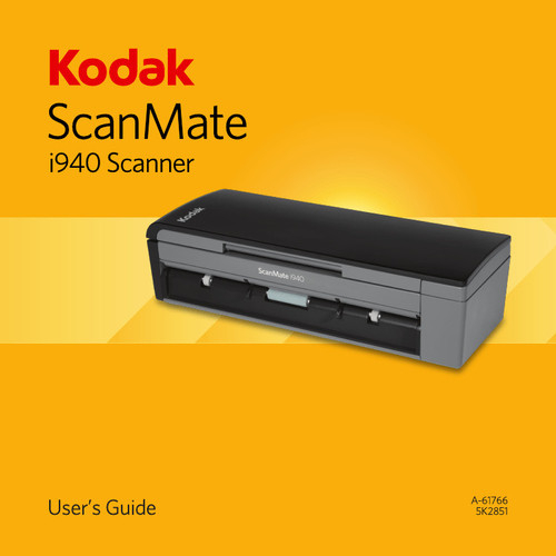Kodak Alaris Scanner i940 WIN (ADF: F4/A4)