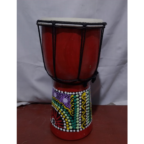 Alat musik jimbe / Jimbe Gendang Alat Musik Tradisional Mainan Anak Kendang Ketipung / Alat Musik Ji