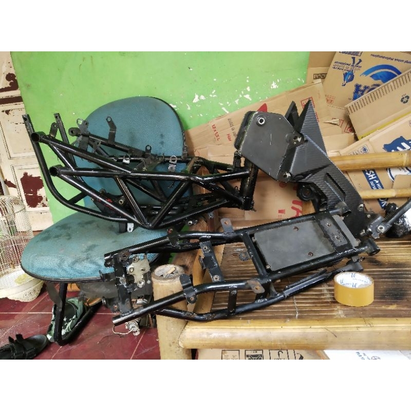 Rangka Frame sasis Motor sport Minerva Migelli Megelli 250 cc Fairing mirip Ducati pnp mesin cb gl m