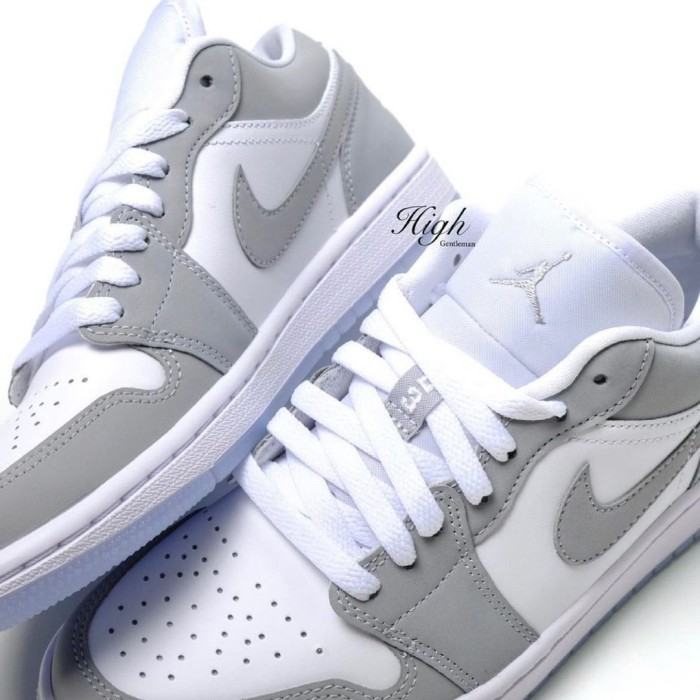 Air Jordan 1 Low White Wolf Grey (W) DC0774-105