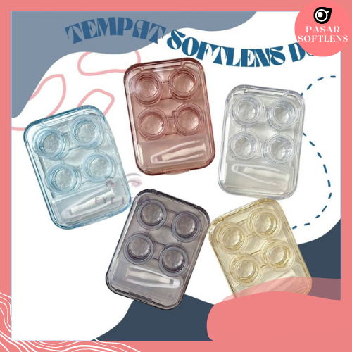 TEMPAT SOFTLENS 2 LENSA PENJEPIT APLIKATOR SOFLENS