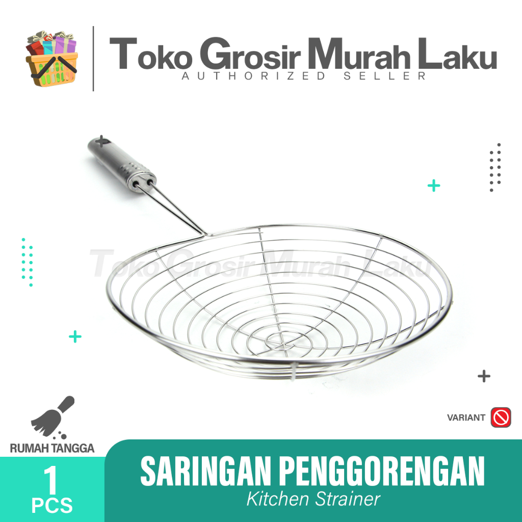 SARINGAN MINYAK TIRISAN GORENGAN SEROKAN MASAK STAINLESS TAHAN PANAS