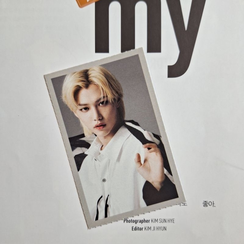 Stray Kids SKZ Felix Anan Magazine Photocard PC (Double-sided)