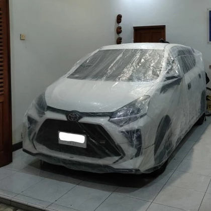 Sarung Cover Mobil Plastik HYUNDAI CRETA Waterproof Tebal Transparan Anti Air