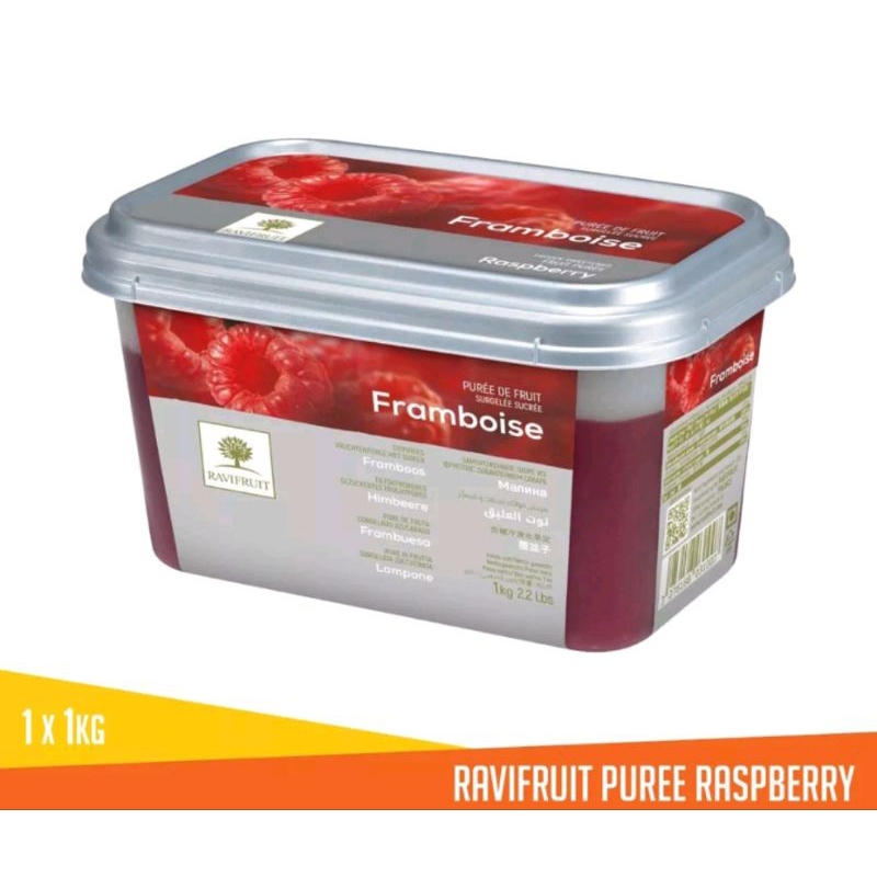 

Puree Raspberry Ravifruit Repack 200gr