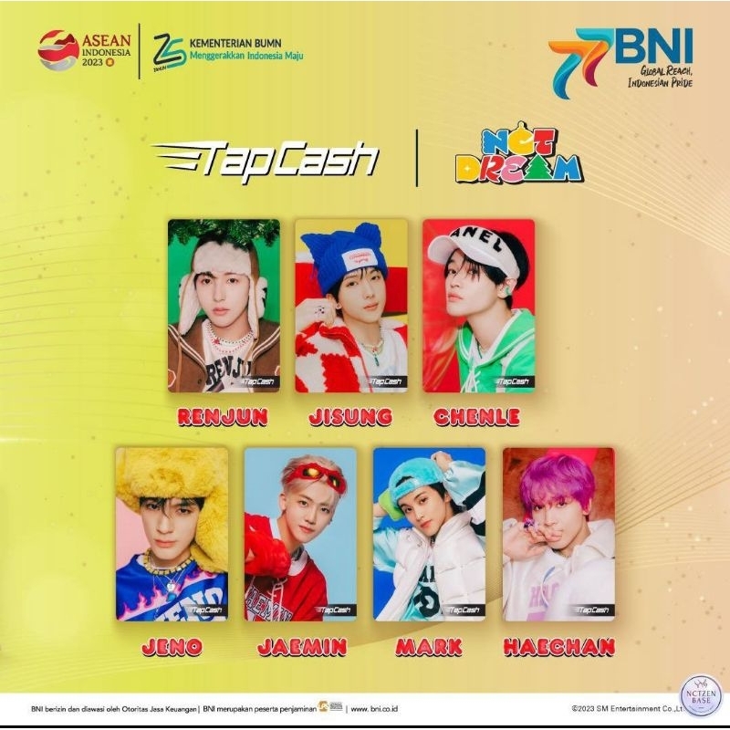 [JASTIP PO] TAPCASH BNI X NCT DREAM X RED VELVET X SUPER JUNIOR