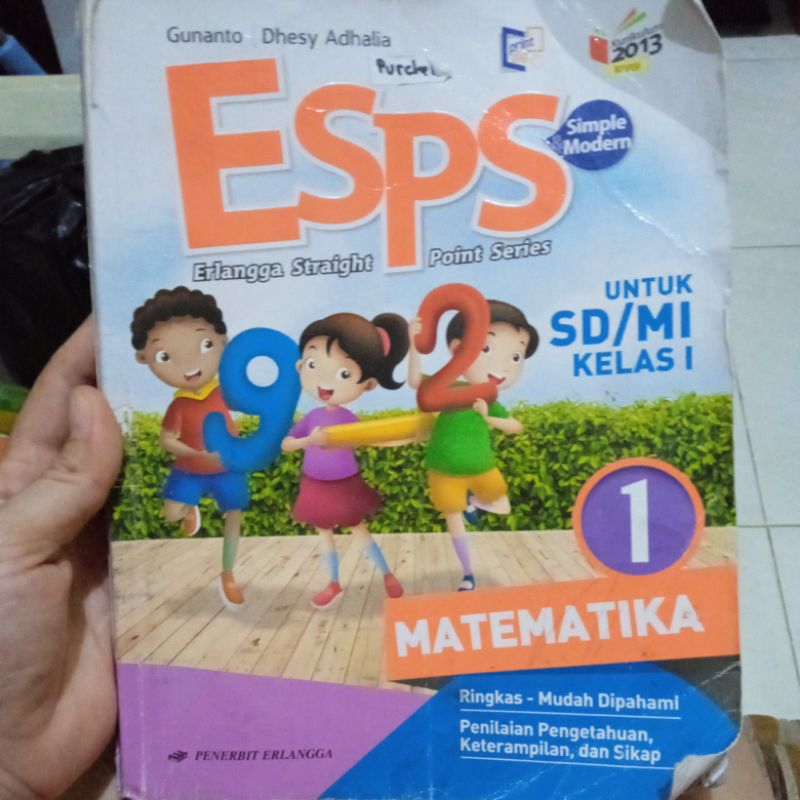 esps matematika kelas 1 SD