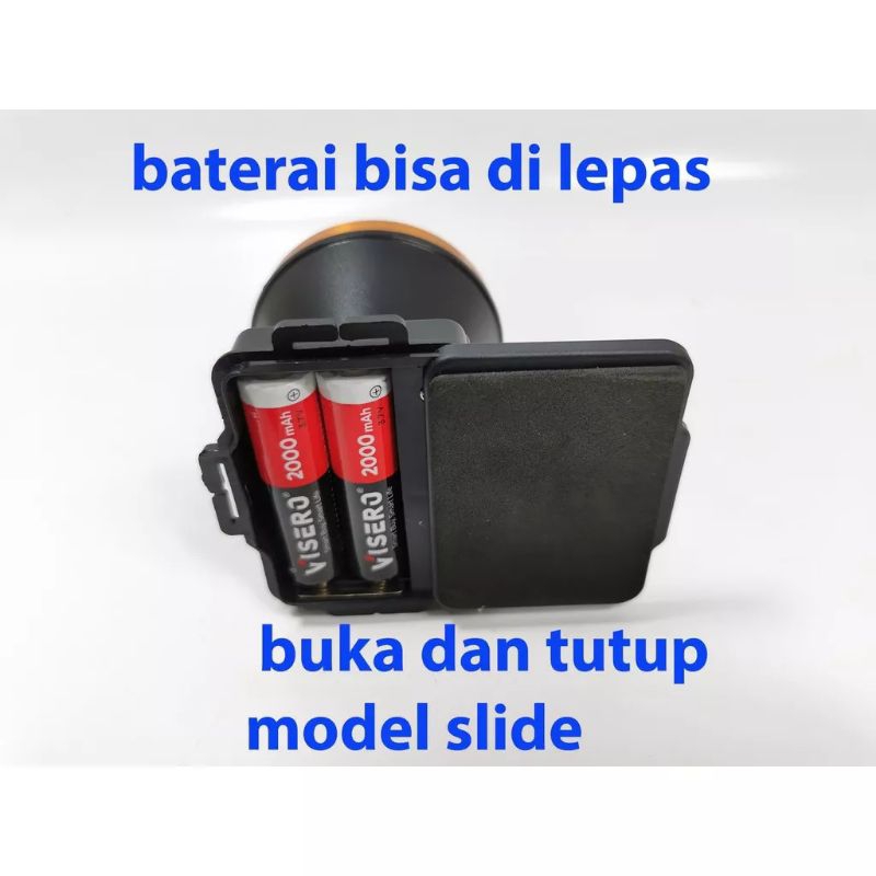 Headlamp diving visero 45w VHL-5245 | senter kepala selam cas cahaya terang