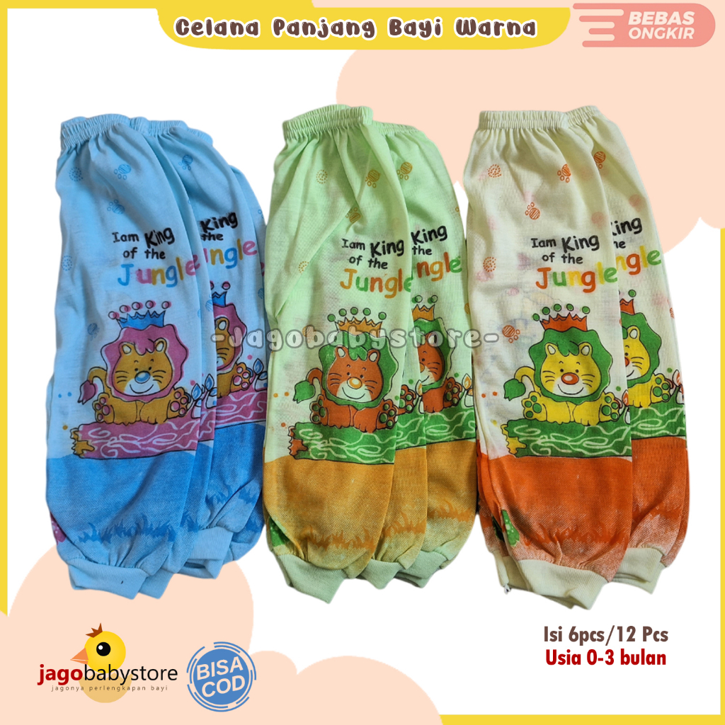 Celana Panjang Bayi Warna Warni Karakter