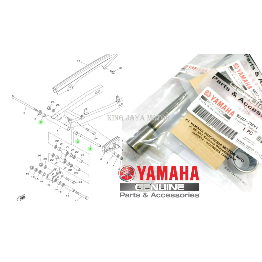 BOSH ARM SCORPIO SET ORIGINAL YAMAHA YGP