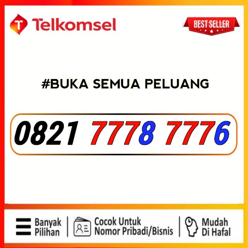 Nomor cantik Simpati 7778