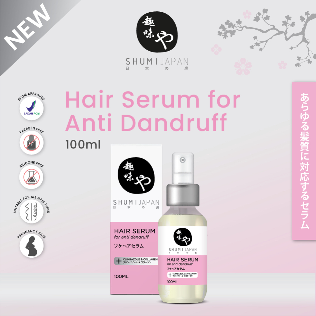 [BPOM] NEW! SHUMI Japan Hair Serum for Anti Dandruff 100ml Serum Rambut Ketombe/ Treatment / Haircare