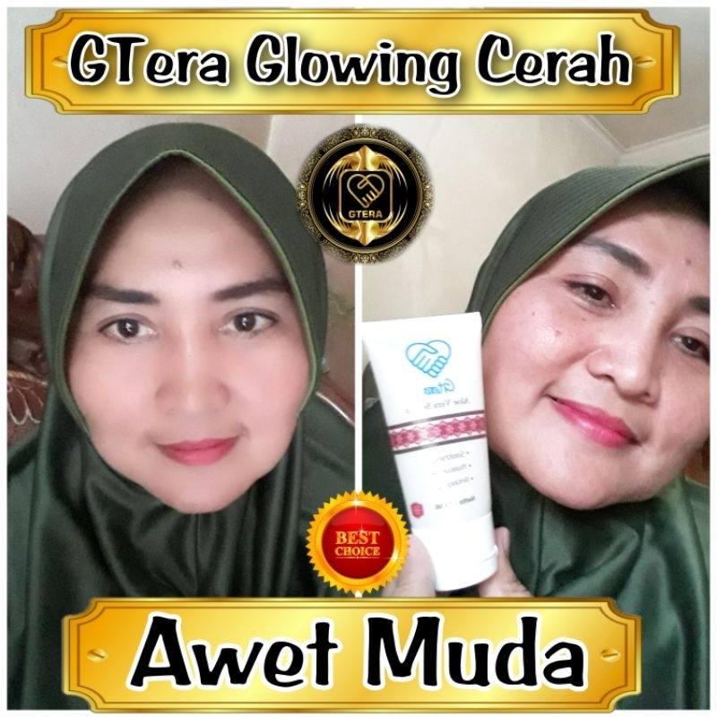 Serum GTERA penghilang keriput kerutan flek hitam menahun awet muda BPOM ori
