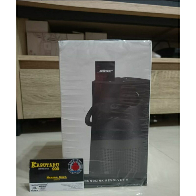 Bose SoundLink Revolve+ II Speaker Bluetooth Portabel Hitam IP55