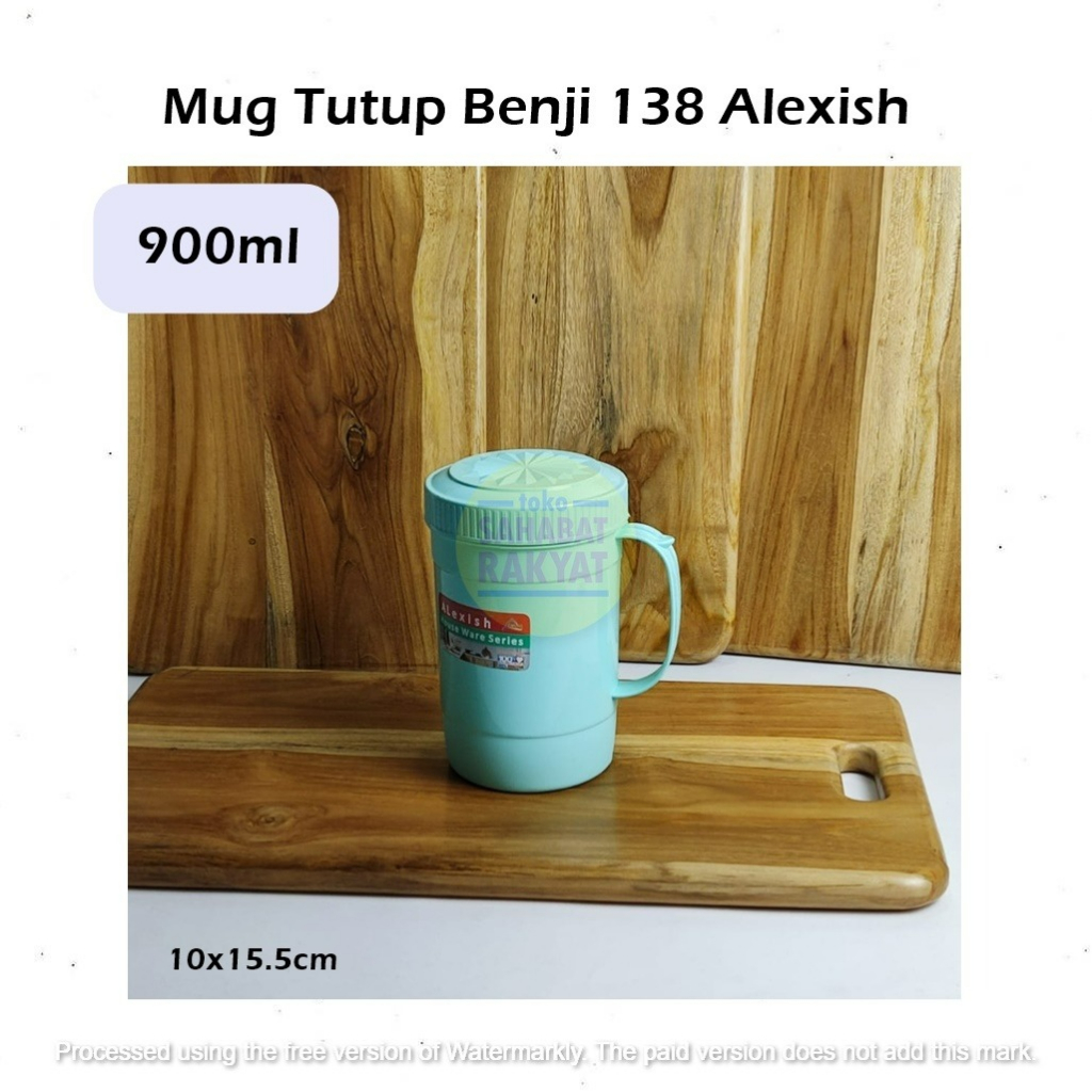 Mug Gelas Tutup Benji 138 Alexish