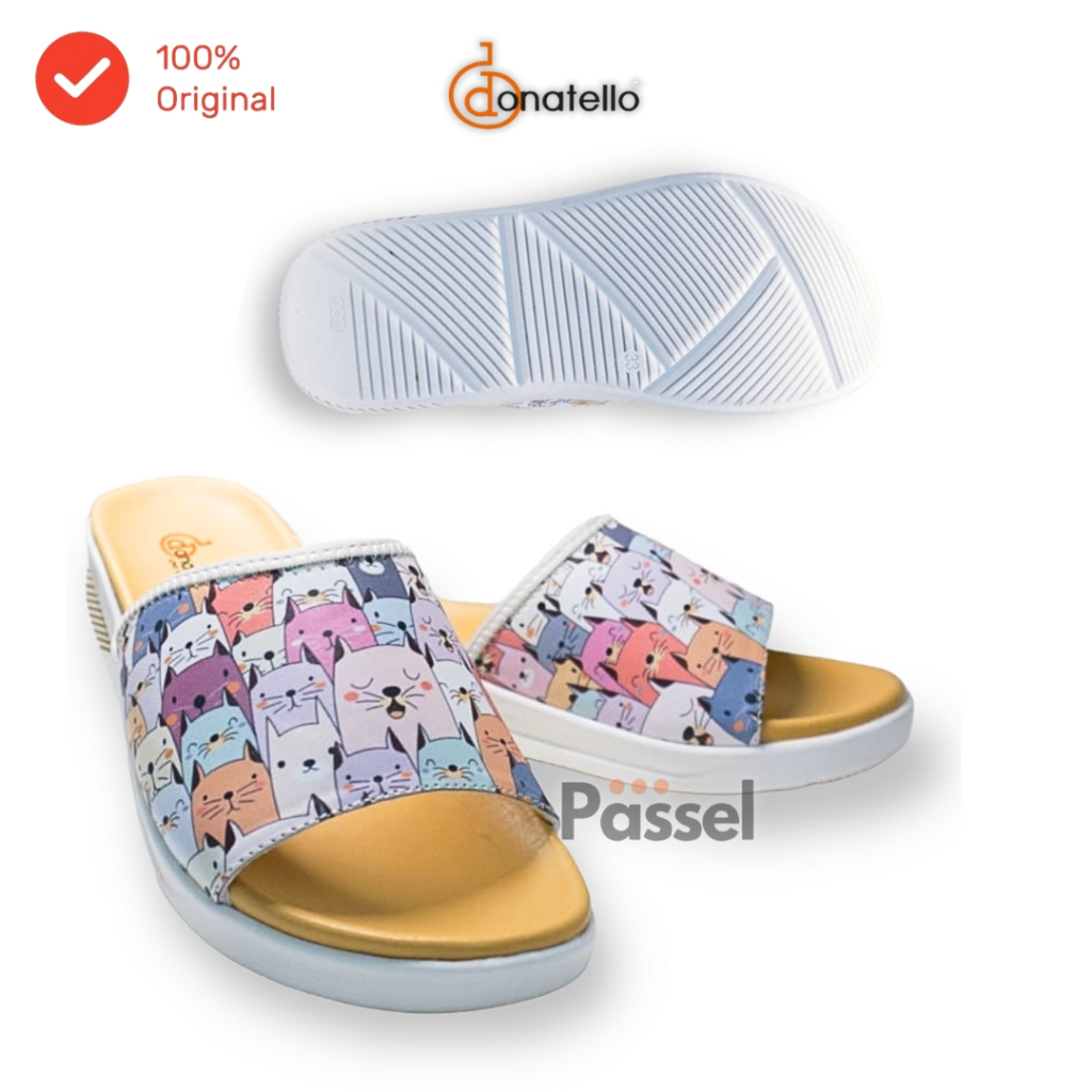 Donatello Sz. 26-30 / 31-35 Sandal Print Anak Perempuan DC11031A / DC11032A / DC11033A / DC11034A / DC11035A / DC110301 / DC110302 / DC110303 / DC110304 / DC110305