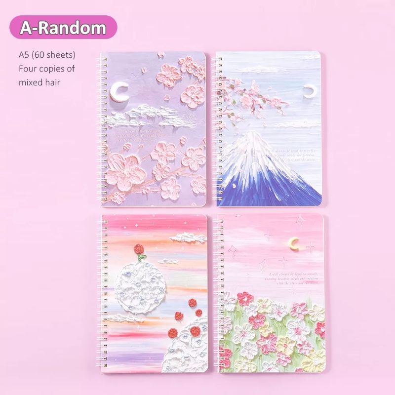 

Buku Tulis Catatan Notebook Ring A5 / Notebook Journal / Buku Tulis A5 Spiral