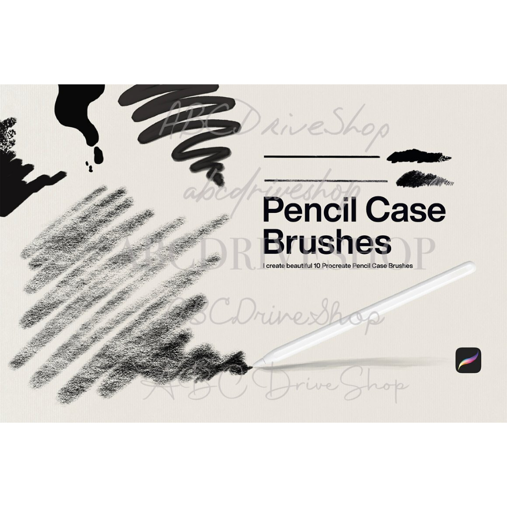 Procreate Brush - Marker, Liner, and Paper Texture Bundle Set