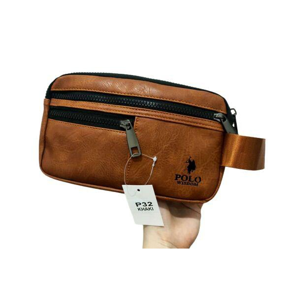TAS TANGAN PRIA BUSINESS CLUTCH KULIT TERBARU MODIS FASHIONABLE IMPORT HANDBAG / DOMPET POLO