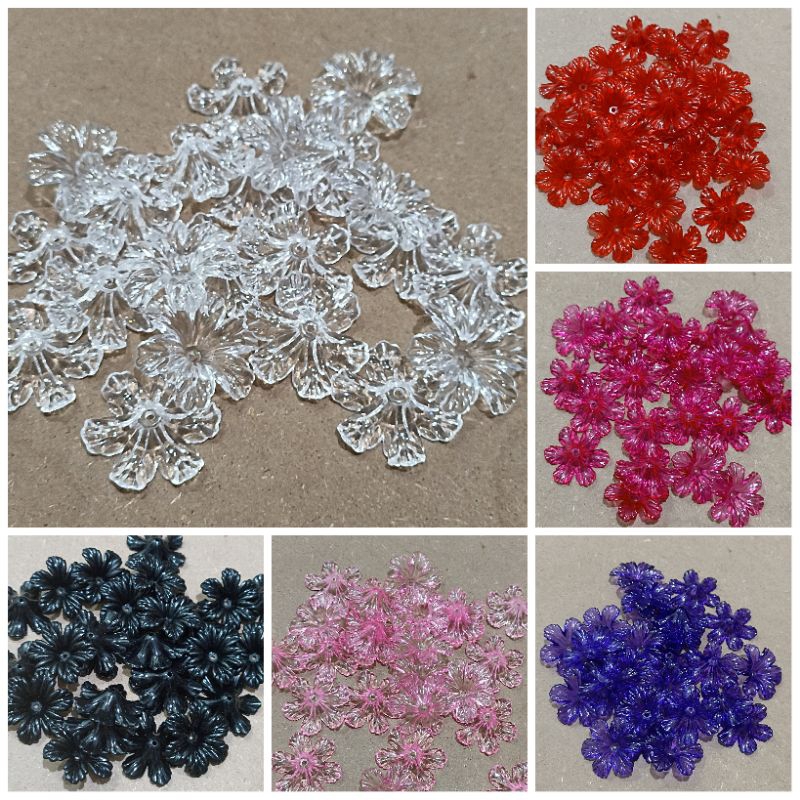 17pcs kelopak ceper bening