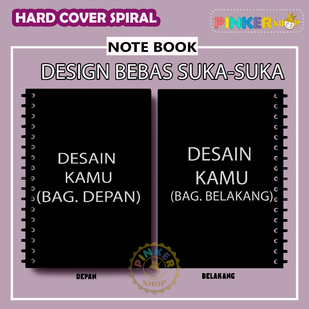

Notes Notebook Hardcover - Isi 50 lbr (100 Hal) min 2 pcs