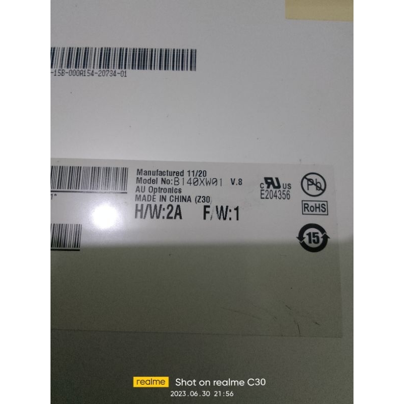 LCD laptop 14 inch 40 pin