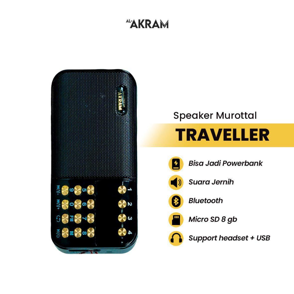 Al Akram - Speaker Murottal Akram - Series Traveller
