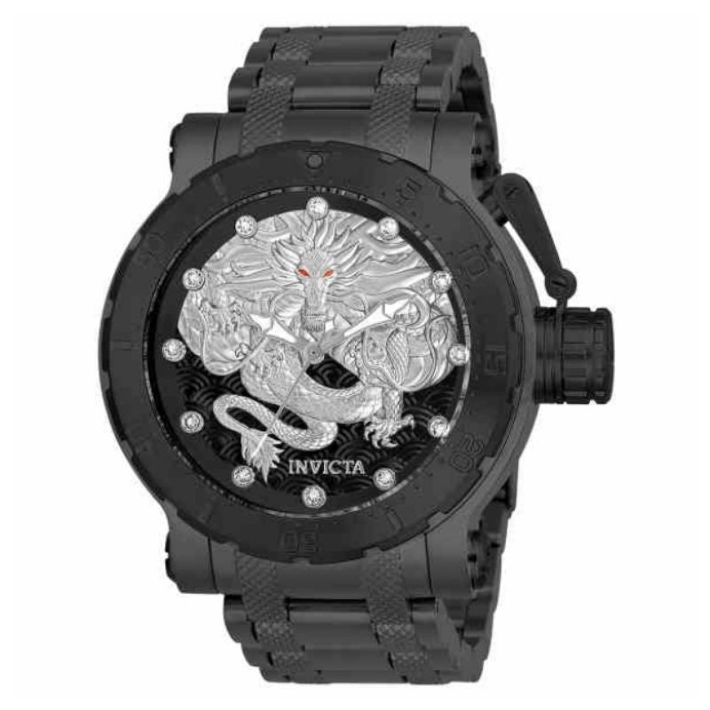 Jam tangan Automatic INVICTA Dragon Coalition Forces Black fullset