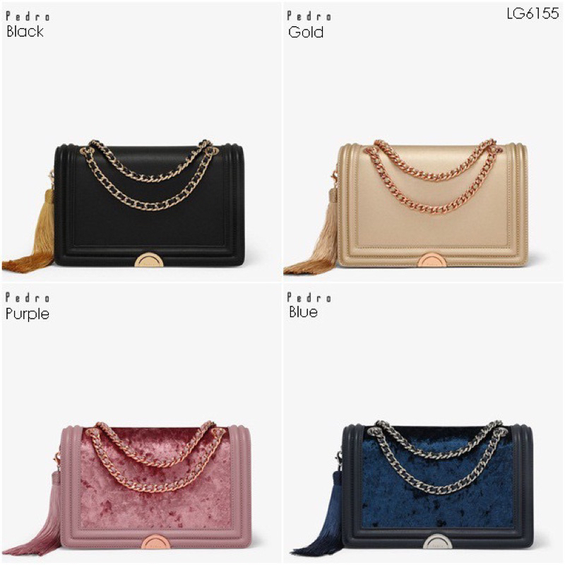 PEDRO TASSEL CHAIN BAG TAS PEDRO CROSSBODY