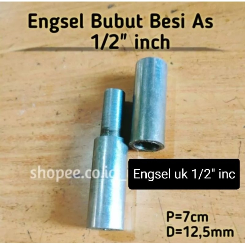Engsel bubut As Engsel pagar besi 1/2 inch inc in