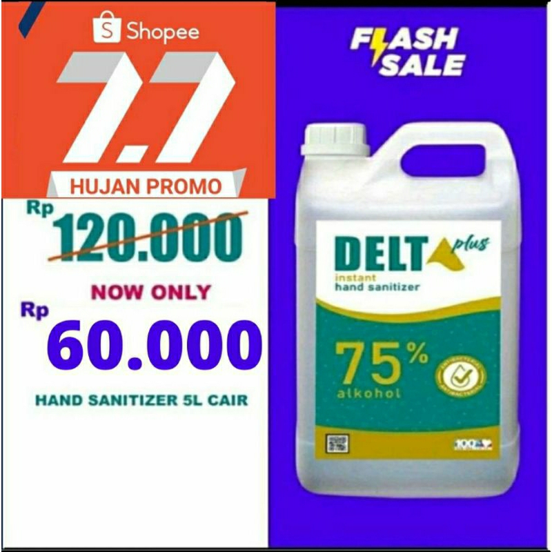 DELTA PLUS HANDSANITIZER 5 LITER CAIR