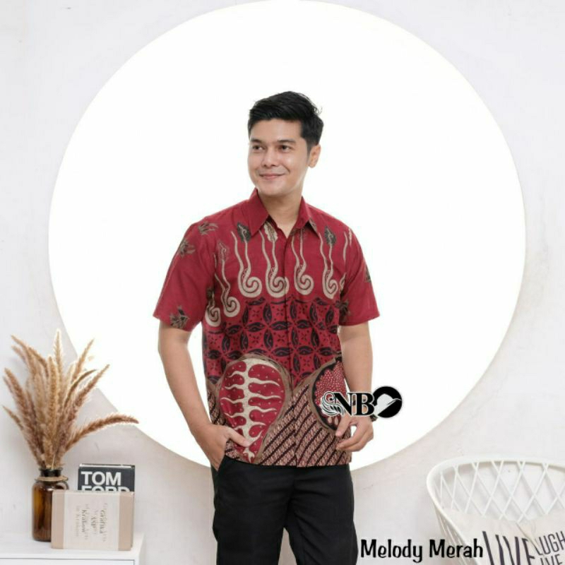 Couple Batik Sarimbit Atasan Blouse Pertamina Asmara Mete