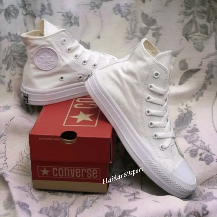 SEPATU CONVERSE 70S CHUCK TAYLOR PREMIUM BNIB HIGH EGRET FREE BOK TALI DAN PAPERBAG