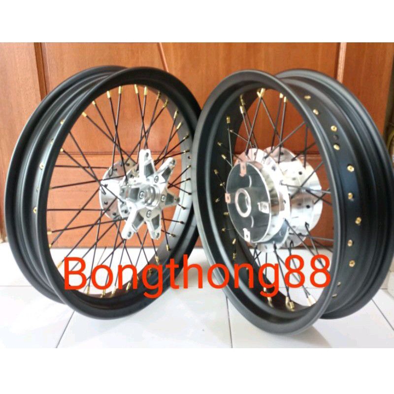 Paketan Velg rossi Sprint xd ring 17 x140 -160-185 -215 -250-300 -350- 450 Set Steel Rakit