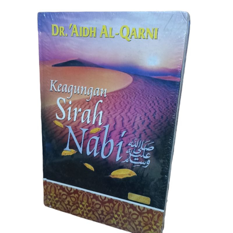 Buku agama Islam keagungan Sirah Nabi Muhammad Saw aidh Al Qarni hard cover segel