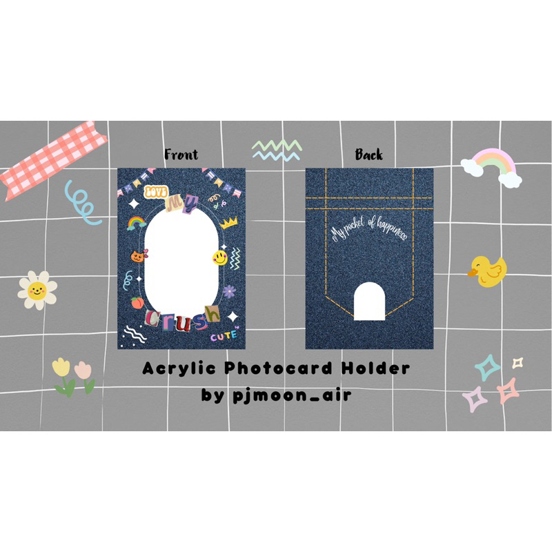 Acrylic Photocard Holder/ Acrylic Holder/ Cahol