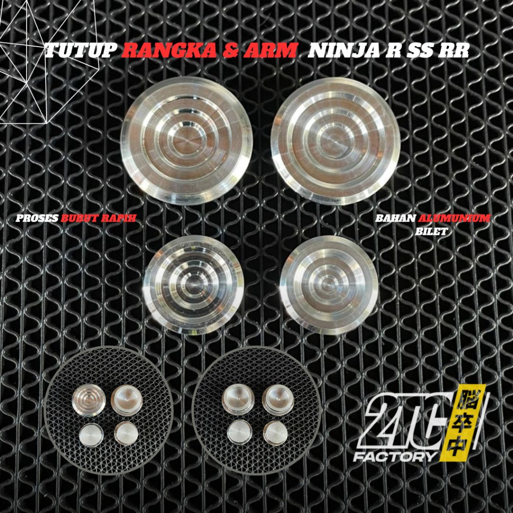 TUTUP RANGKA CAP NINJA COVER TUTUP ARM TUTUP RANGKA NINJA R SS RR ORIGINAL KAWASAKI Satu Set Tutup Rangka Tutup Arm Ninja R RR SS original