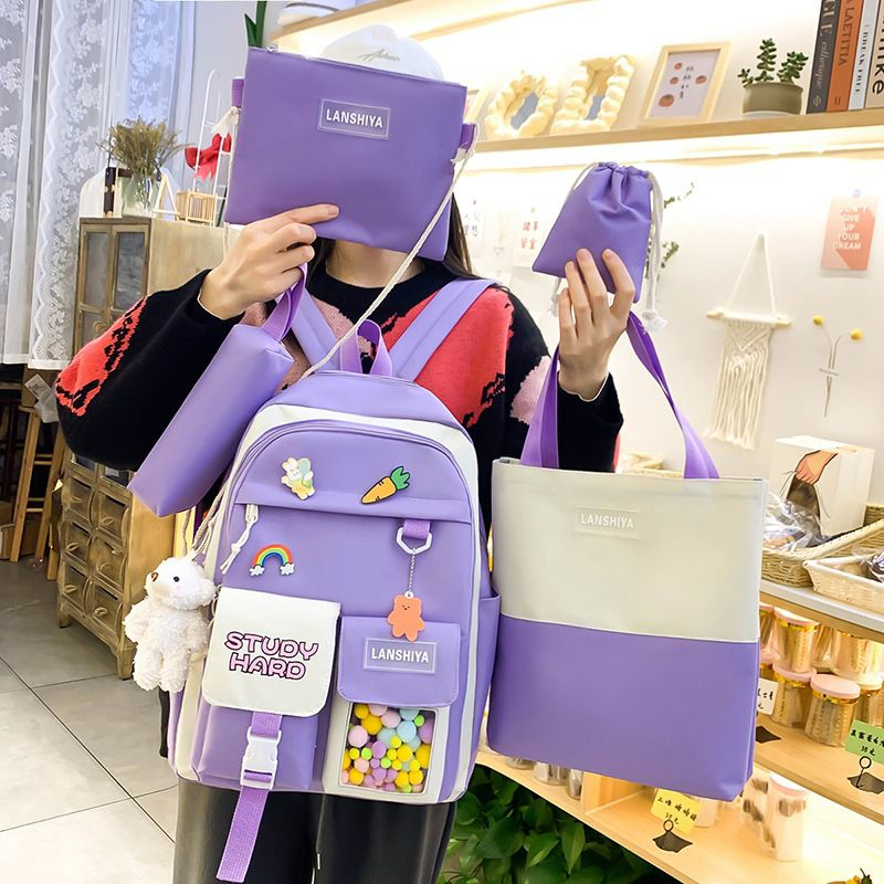 TASHAPPY EL 6784 Tas RANSEL  Wanita 4IN1 Fashion Stylish Ada Gantungan import model korea supplier tas import